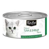 Kitcat Tuna & Shrimp Nat Kattenvoer 80gr