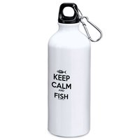 Kruskis Aluminiums Flaske Keep Calm And Fish 800ml