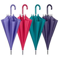 Perletti 61/8 Automatischer Einfarbiger Regenschirm