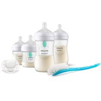 Philips avent Pack Natural Response Airfree : 2 Biberones Con Sistema Airfree 125ml + 2 Biberones Con Sistema Airfree 260ml + 1 Cepillo Limpieza Biberones + 1 Chupete Ultra Soft