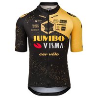 AGU Camisa De Manga Curta Jumbo-Visma Replica Tour De France 2023