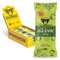 Chimpanzee Vegan/Free Gluten 50g Olive Energy Bars 20 Units