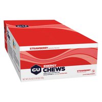 GU Chews Energéticos Energy Chews Strawberry 12 12 Unidades