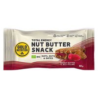 Gold nutrition Barre énergétique à La Gelée Bio Nut Butter Snack 40g Peanut Butter &
