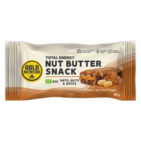 Gold nutrition Barre énergétique Au Beurre De Cacahuète Bio Nut Butter Snack 40g