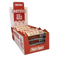 Nutrisport Caja Barritas Proteicas 33% Proteína 44gr Galleta Chocolate 24 Unidades