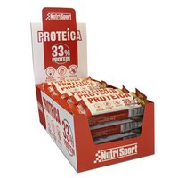 Nutrisport Proteína 33% 44gr Proteína Barras Caixa Escuro Chocolate&Laranja 24 Unidades