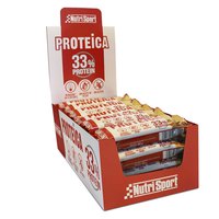 Nutrisport Proteína 33% 44gr Proteína Barras Caixa Avelã E Praliné 24 Unidades