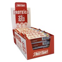 Nutrisport Caja Barritas Proteicas 33% Proteína 44gr Vainilla&Galletas 24 Unidades
