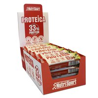 Nutrisport Proteína 33% 44gr Proteína Barras Caixa Iogurte&Maçã No 24 Unidades