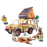 Playmobil Maastoauto Lionien Rakennuspelillä Wiltopia