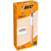 bic-caja-12-boligrafos-4-colores-wood