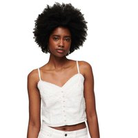 Superdry Vintage Embroided Cami Sleeveless Short Dress
