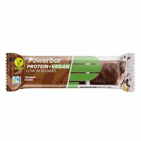 Powerbar Peanøtt Og Sjokolade ProteinPlus + Vegan 42g 12 Enheter Protein Barer Eske