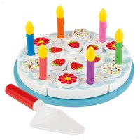 Woomax Ξύλινη τούρτα γενεθλίων Set 26 κομμάτια