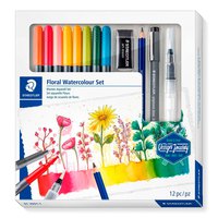 staedtler-watercolour-floral-drawing-set