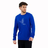 Icebreaker Tech Lite II Skiing Yeti Merino Long Sleeve T-Shirt