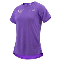 New balance Kortärmad T-shirt Valencia Marathon Impact Run