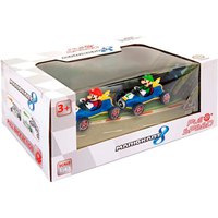 Carrera Twinpack 2 Cars Pull & Back Mario + Luigi