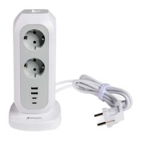 Verbatim EUPT-01 11XAC Power Strip 11 Outlets With Switch