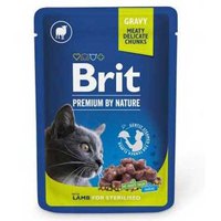 Brit Premium By Nature Baranek Do Sterylizacji 100g Mokro KOT Żywność