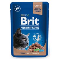 Brit Premium Sterylizowana Wątroba Kota 100g Mokro KOT Żywność