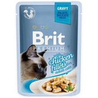 Brit Premium Με φιλέτα κοτόπουλου 85g Βρεγμένος ΓΑΤΑ Φαγητό