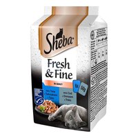 sheba-mini-poissons-frais-et-fins-en-sauce-nourriture-humide-pour-chats-6x50g