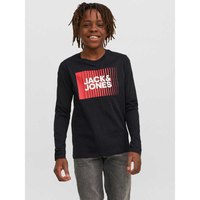 jack---jones-t-shirt-a-manches-longues-et-col-rond-corp-logo-play