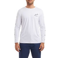 Pelagic Stratos Gyotaku Fish langarm-T-shirt