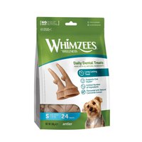 Whimzees Collation Pour Chien Bag Occupy Antler S 24 Unités