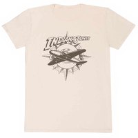 heroes-indiana-jones-plane-and-compass-kurzarmeliges-t-shirt