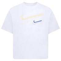 Nike T-shirt à Manches Courtes Swoosh Logo Boxy