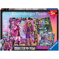 Monster high 3X49 Cm Dreifaches Puzzle