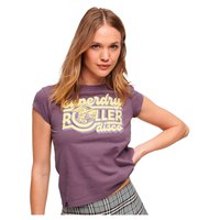 Superdry Vintage Roller Disco Κοντομάνικο μπλουζάκι