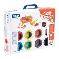 MILAN Kit 8 Soft Dough 59 Gr. Soft Dough Com Ferramentas Churrasco