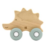 Kikkaboo Wooden Toy With Silicone Bites Hedgehog