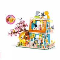 sluban-girls-dream-kittenhuis-521-stukken-bouw-spel