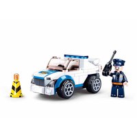 sluban-politieauto-pull-back-90-stukken-bouw-spel