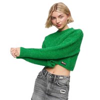 superdry-vintage-textured-crop-sweter-z-okrągłym-dekoltem