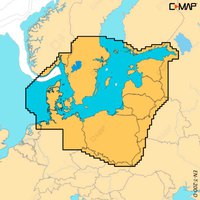 C-map Descubra O Cartão X Skagerrak. Kattegat & Baltic Sea
