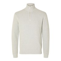 selected-dane-half-zip-sweater