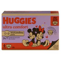 Huggies 기저귀 사이즈 Ultra Comfort 4 120 단위