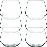 Bergner Set 6 Glasses Of Glass 38cl De Barware Collection