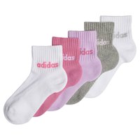 adidas-linear-ankle-socks-5-pairs