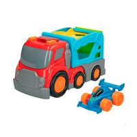color-baby-camion-de-transporte-friccion-con-un-coche-luz-y-sonido
