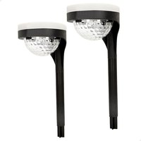 aktive-pack-2-external-solar-focos-double-led-lud-with-garden-balling