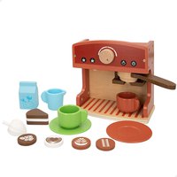 Woomax Wooden Toy Coffee Maker With Accessories