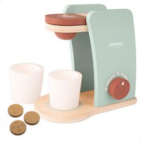 Woomax Wooden Toy Coffee With Accessories