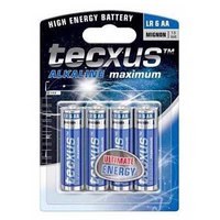 Tecxus Alkaliskt Batteri AA 4 Enheter